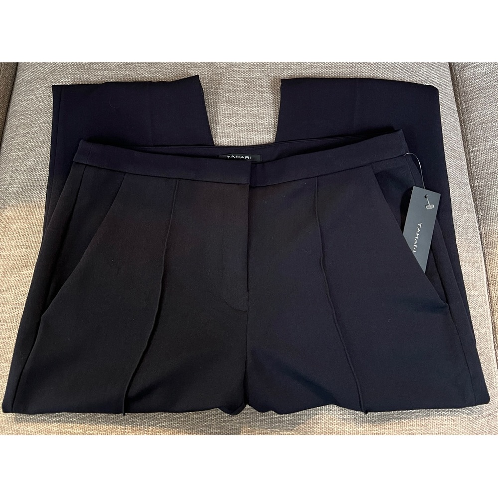 Tahari Black Tailored Dress Pants